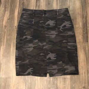 Loft Camo Pencil Skirt